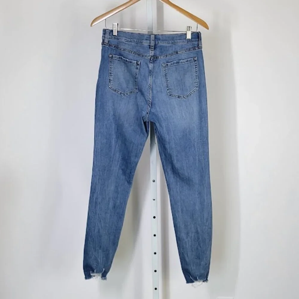 BANANA REPUBLIC skinny fit distressed denim Sz 29/8 - Picture 5 of 8